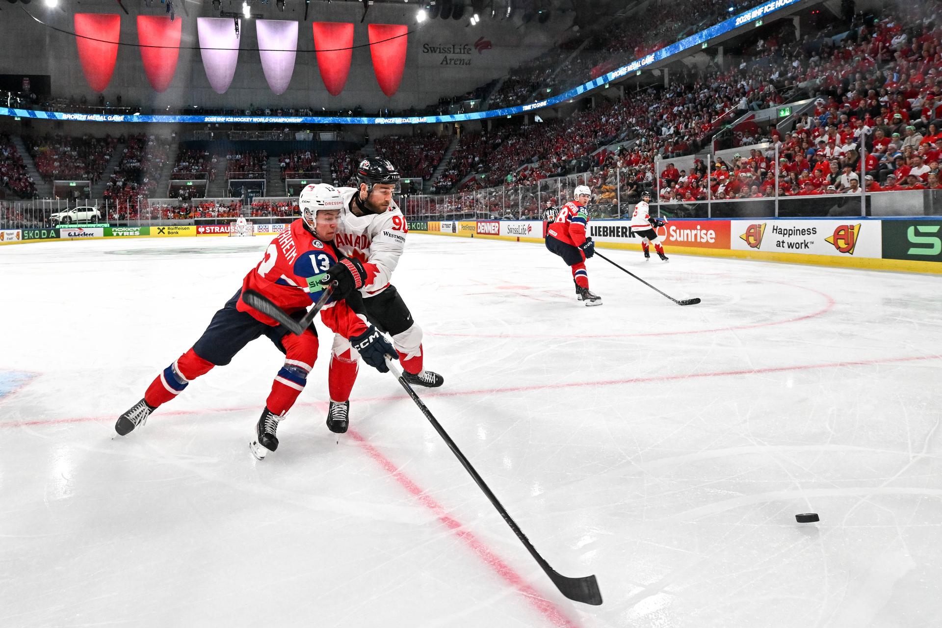 Kanada - Nórsko (Petter Vesterheim, Ryan O'Reilly / MS v hokeji 2026