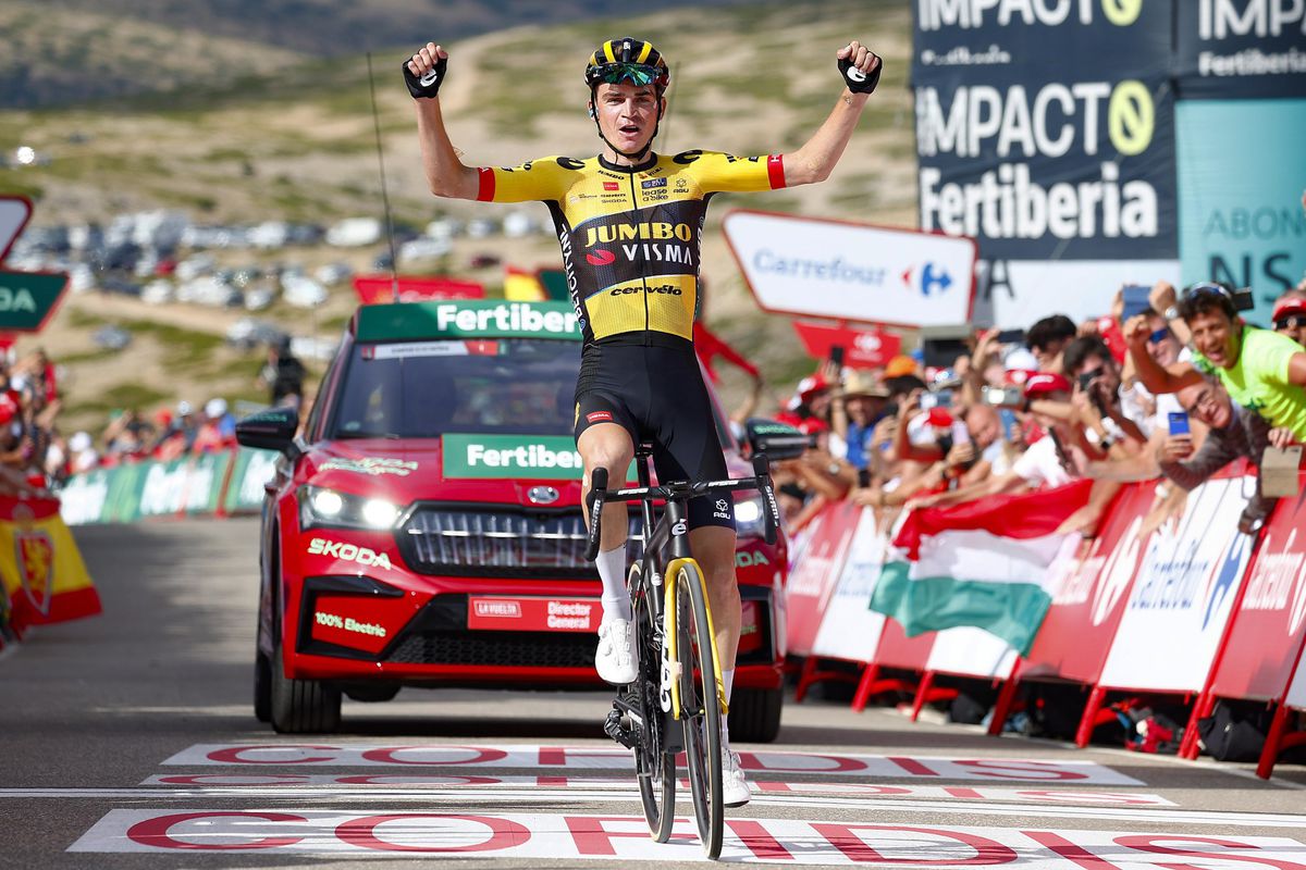 Vuelta : Evenepoel perd le poste de leader.  Il a été abattu par une flèche française