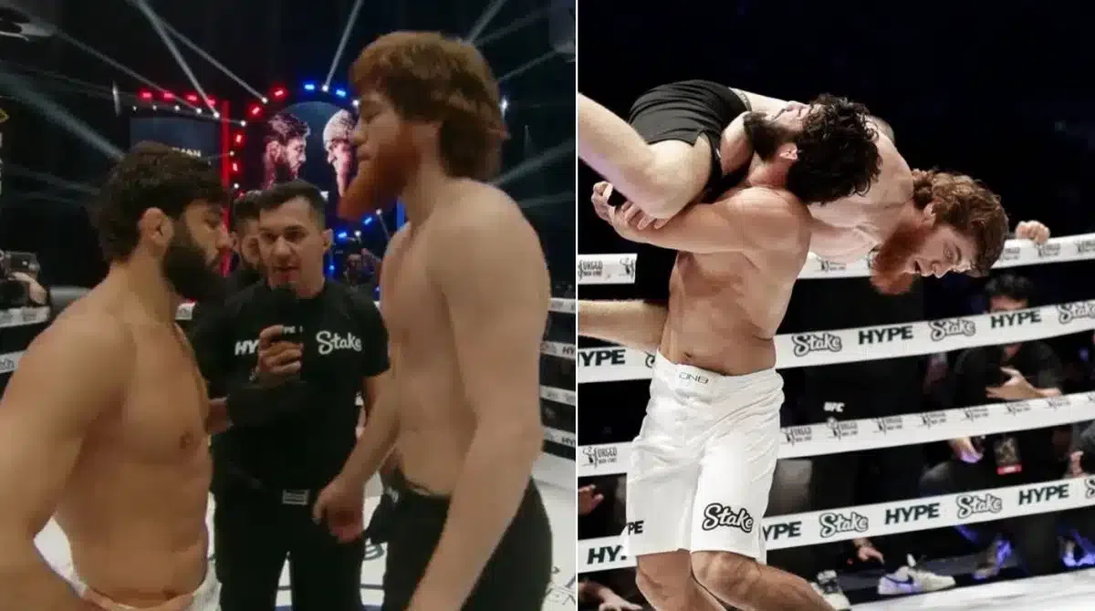 VIDEO Delia ich dve váhové divízie, ale Arman Tsarukyan si takto ľahko poradil so Sharom Magomedovom