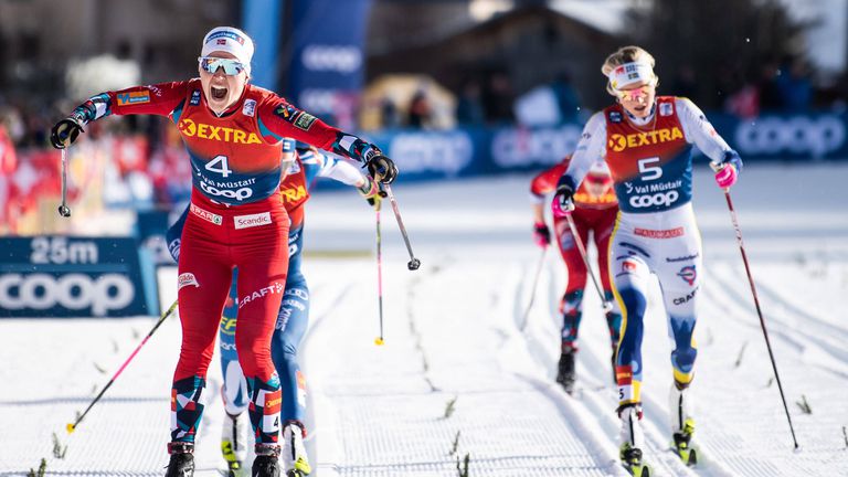 Водачката в класирането за Световната купа по ски-бягане Тирил Венг
