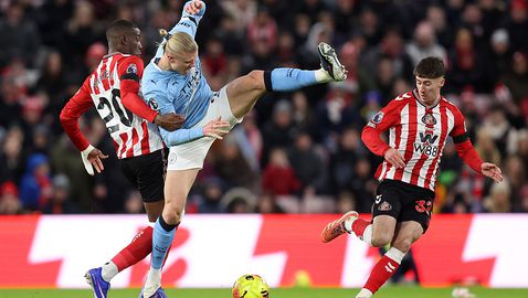  Ман Сити направи неверна стъпка против Съндърланд и не съумя да се приближи до Арсенал 