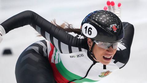  Катрин Маноилова завоюва 2 трофеи на Държавното състезание по шорттрек 