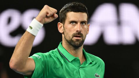 Тежка загуба във втория сет не попречи на Джокович не попречи да продължи