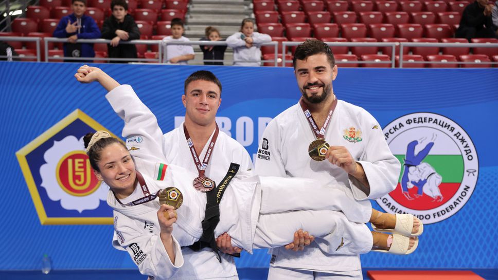 Джудистите ни завършиха  две титли и бронз във втория ден