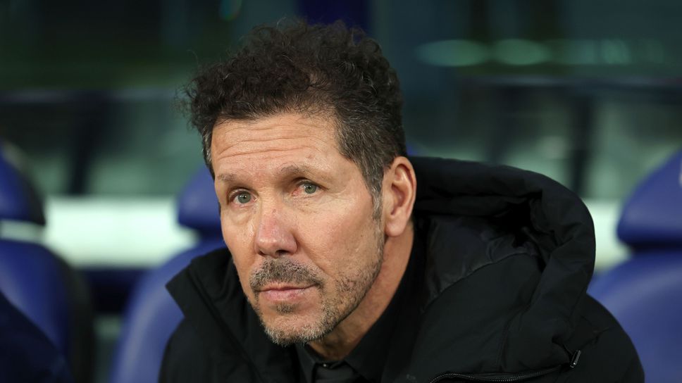 Старши треньорът на Атлетико Мадрид Диего Симеоне коментира нулевото равенство