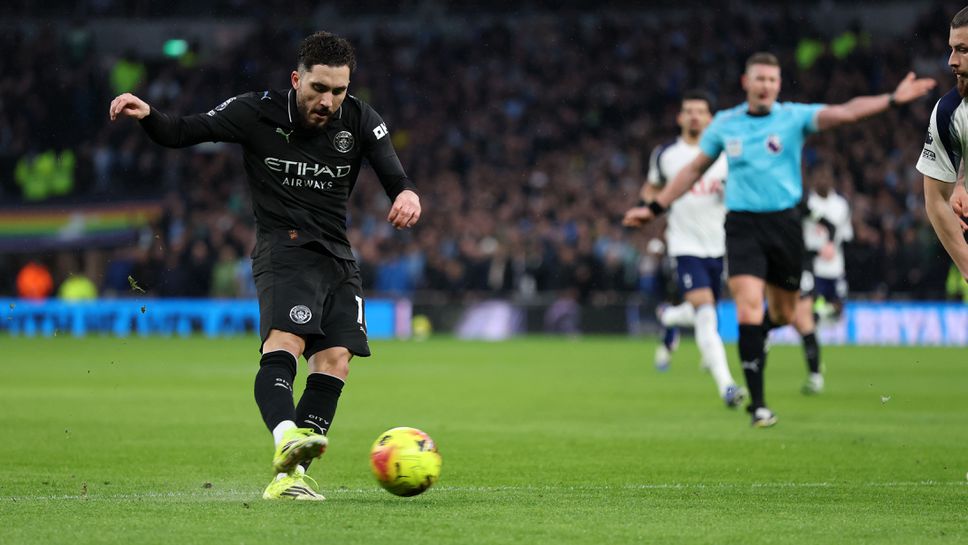 Тотнъм 0:1 Манчестър Сити, Шерки откри резултата