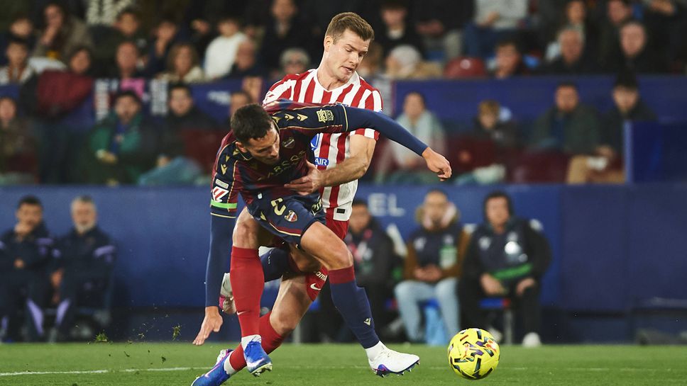 Двубоят Леванте – Атлетико Мадрид бе белязан от ситуация която