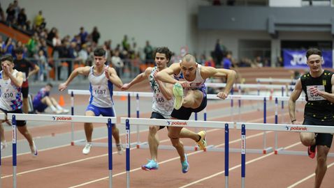 Християн Касабов подобри още един национален рекорд на 60 м/пр