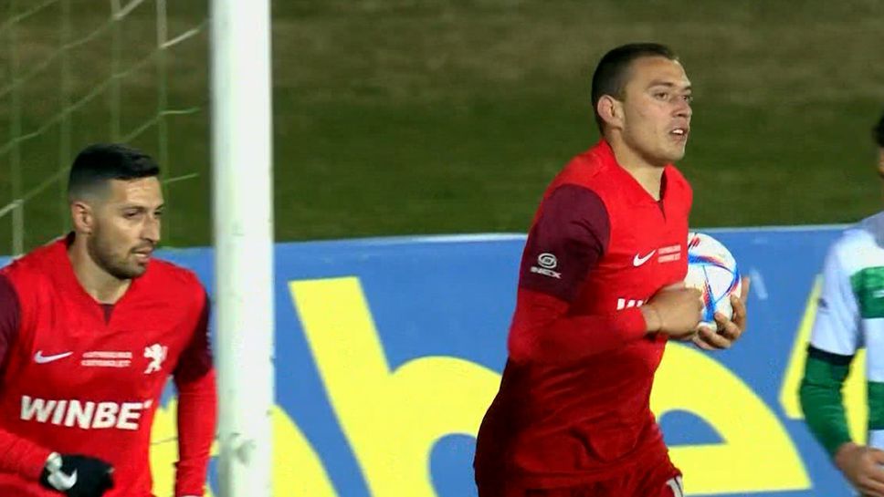 Ботев (Враца) се върна в мача с гол на Мирослав Маринов