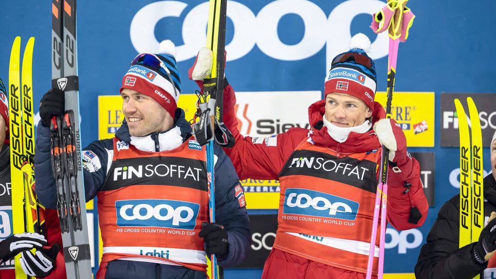Норвежки триумф в отборния спринт за Световната купа по ски бягане в Лахти