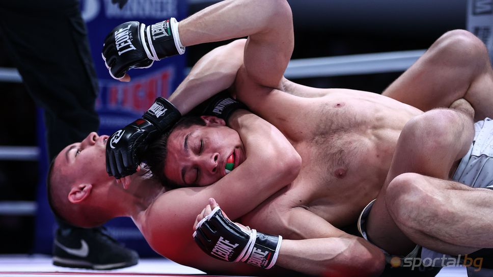 Георги Ангелов надви с ТКО Росен Василев на MAX FIGHT 60