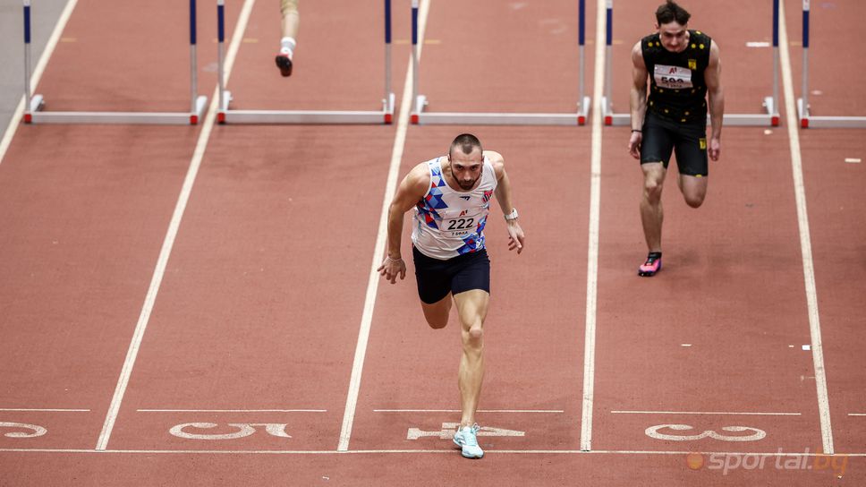 Станислав Станков и Пламена Чакърова са №1 на 60 м/пр, Деливерска се контузи