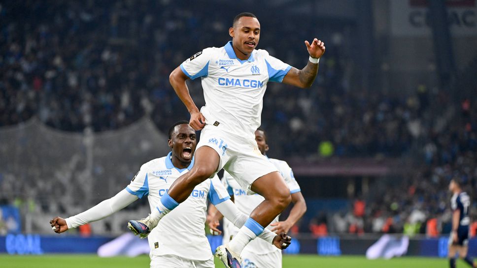 Марсилия нокаутира Лион с късен гол в страхотно дерби на "Велодром"