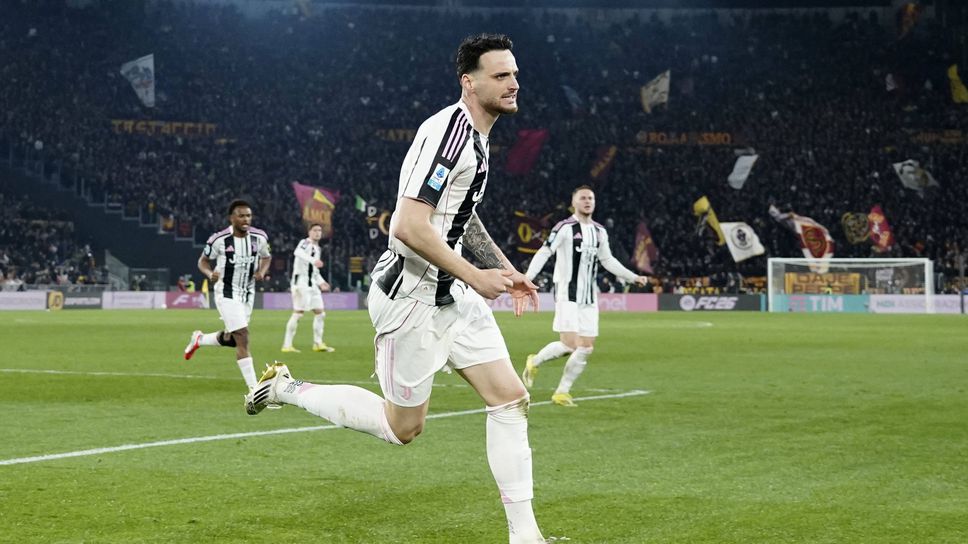 Ювентус не се предаде до самия край и оцеля в трилър с шест гола срещу Рома на "Олимпико"