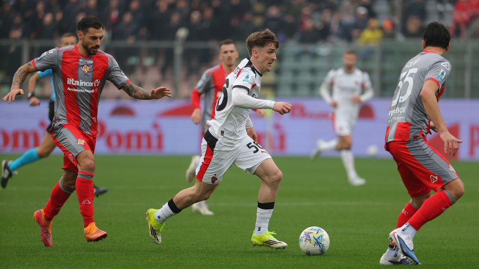 Кремонезе 0:0 Милан, голям пропуск на Леао