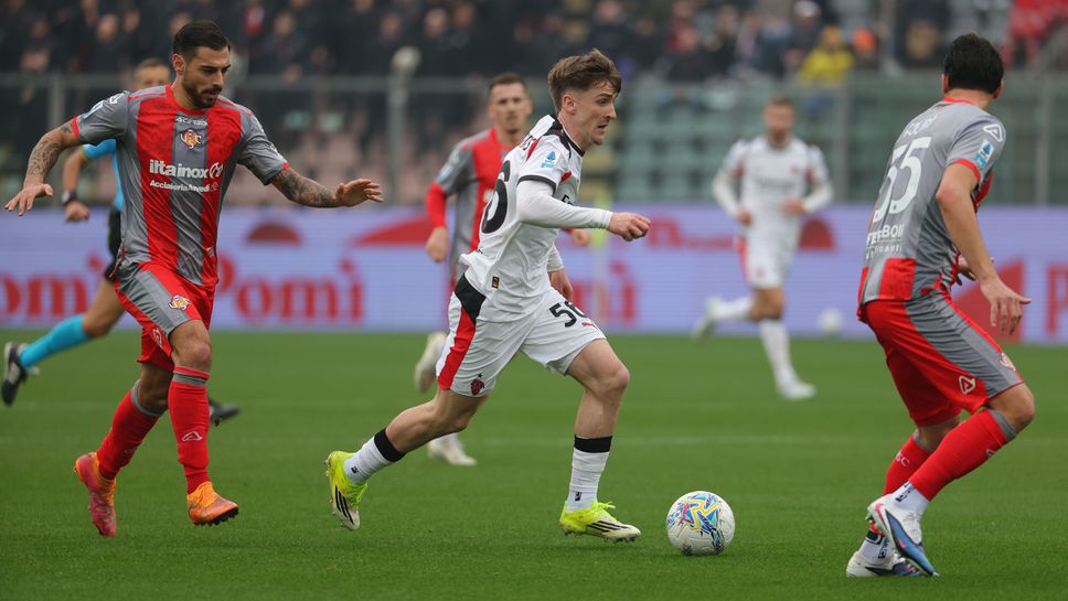 Кремонезе 0:0 Милан, големи пропуски на Леао и Пулишич