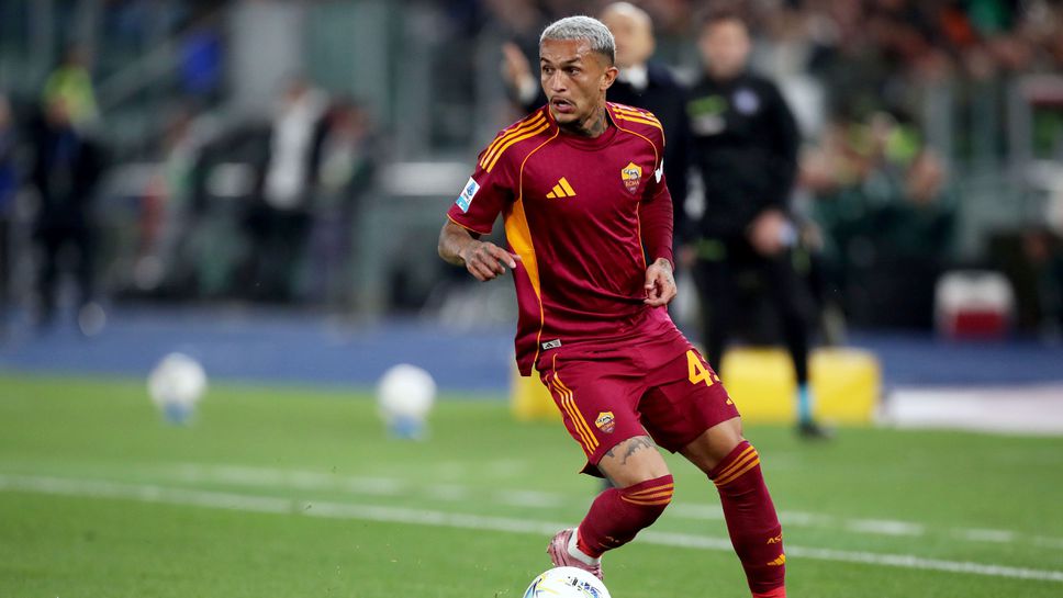 На почивката: Рома 1:0 Ювентус