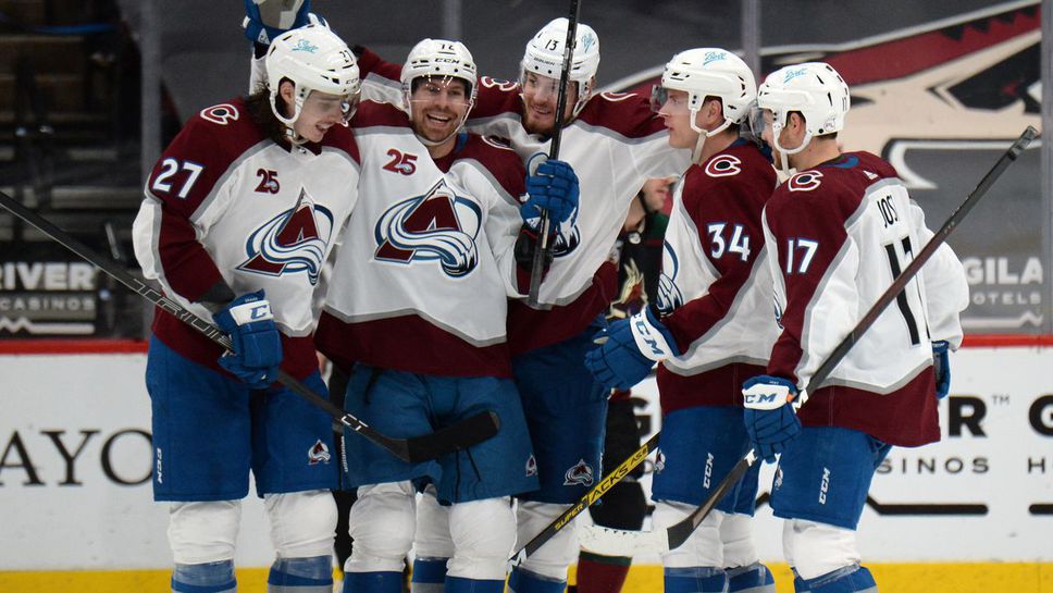 Колорадо вкара 9 на Аризона и излезе начело на Западната дивизия в НХЛ