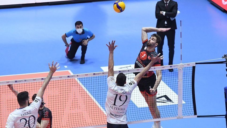 Силен Мартин Атанасов със 17 точки, Зираатбанк завърши 3-и редовния сезон в Турция 🏐