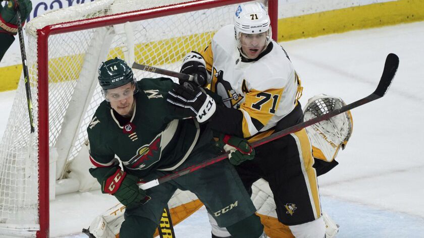 Шайба на Евгени Малкин в продължението донесе победата на Питсбърг срещу Минесота