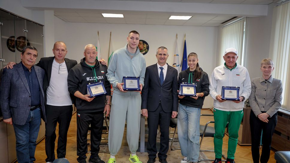 ММС награди с парични премии Саръбоюков, Начева и техните треньори