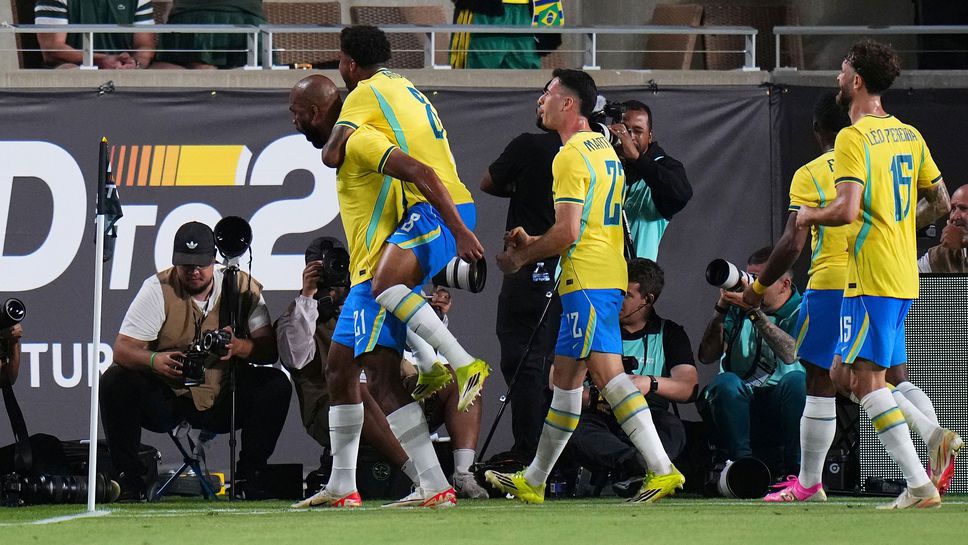 Бразилия удари Хърватия в края, Игор Тиаго с дебютен гол