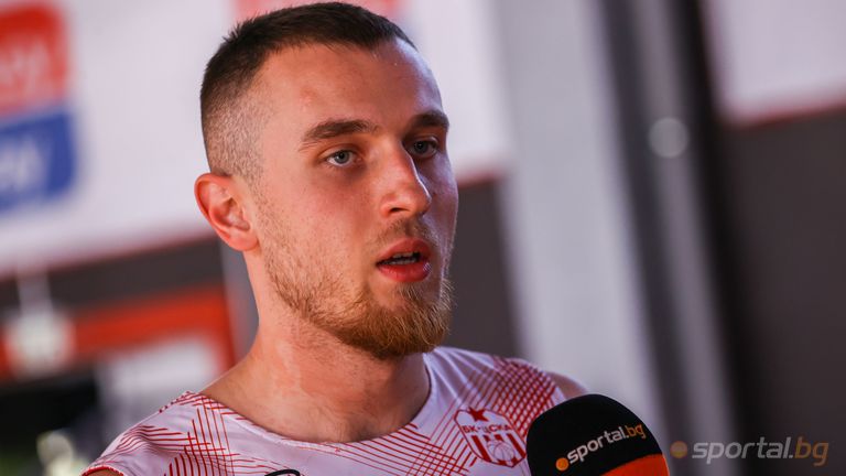 Играчът на ЦСКА Дамян Минков говори след спечеления малък финал