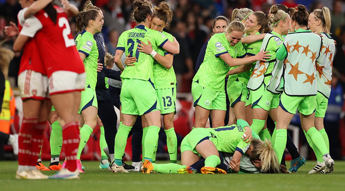 Волфсбург ще играе на финал в женската Шампионска лига след драматичен успех срещу Арсенал