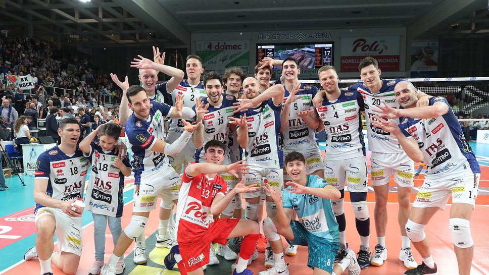 Силен Матей Казийски с 22 точки, Тренто удари Лубе и Алекс Николов във финал №1 в Италия