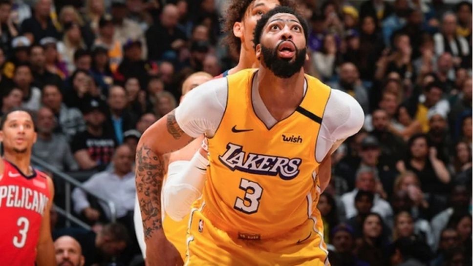 Антъни Дейвис над всички за Лейкърс срещу бившия си тим