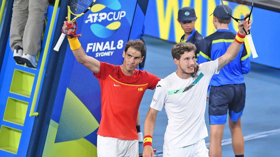 Гофен победи Надал, но испанците се промъкнаха на 1/2-финалите на ATP Cup