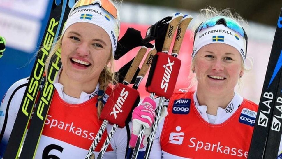 Първият състав на Швеция триумфира в отборния спринт