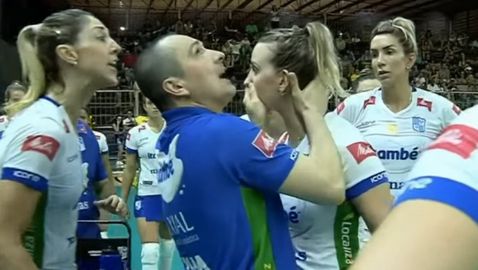Волейболистки от бъдещия клуб на Доби Рабаджиева се ругаха по време на мач в Бразилия (видео + снимки)