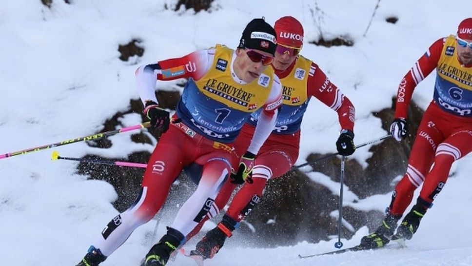 Йоханес Клаебо и Наталия Непряева спечелиха спринтовете в Оберстдорф