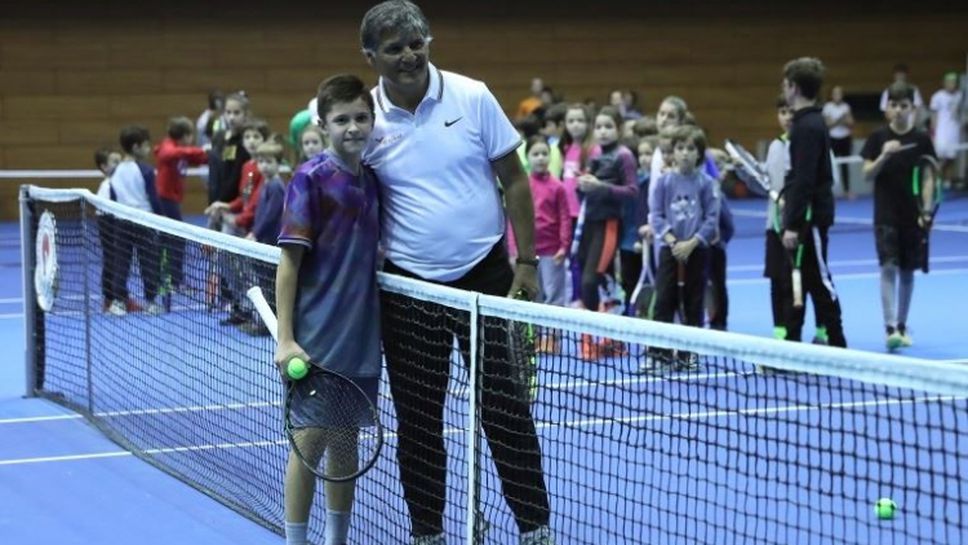Тони Надал и 11-годишният братовчед на Григор Димитров с демонстративна игра преди Sofia Open