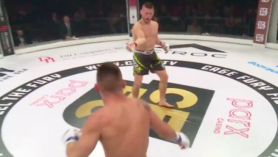 ММА боец с брутално счупване на ръката на CFFC 81