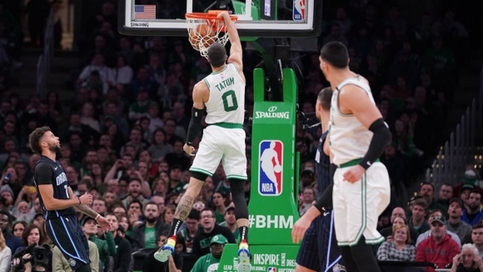 Страхотен Джейсън Тейтъм изведе Бостън по победа срещу Орландо