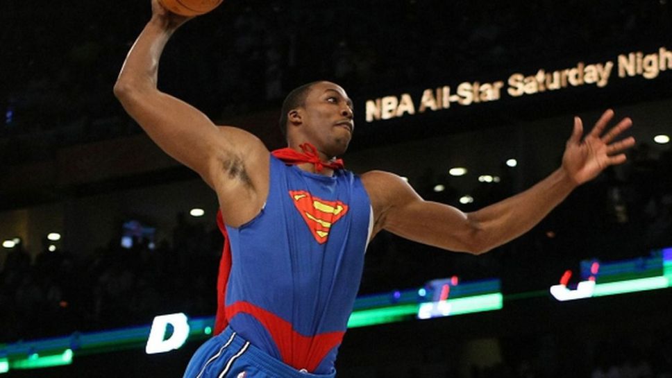 Супермен и космическите забивки в НБА (видео)