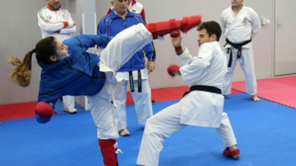 Тренировка на националния отбор по олимпийско карате