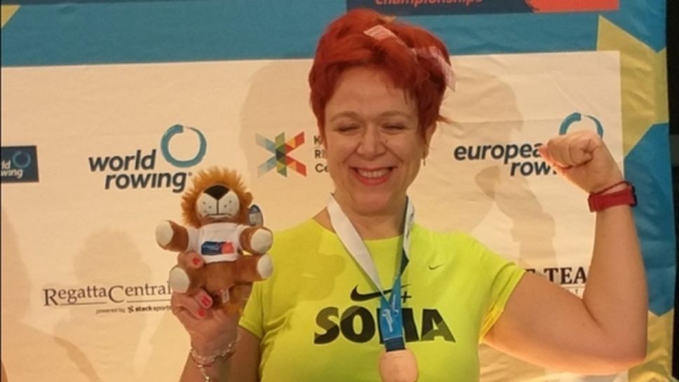 Мария Попова с бронз на гребен ергометър от Евро 2020