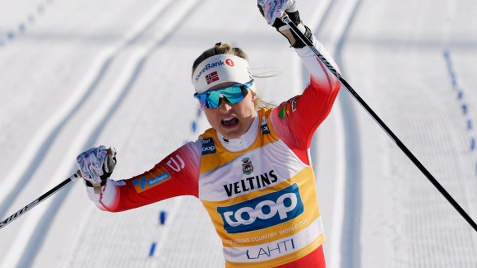 Терезе Йохауг с нова победа в ски-бягането, подобри рекорд на Марит Бьорген