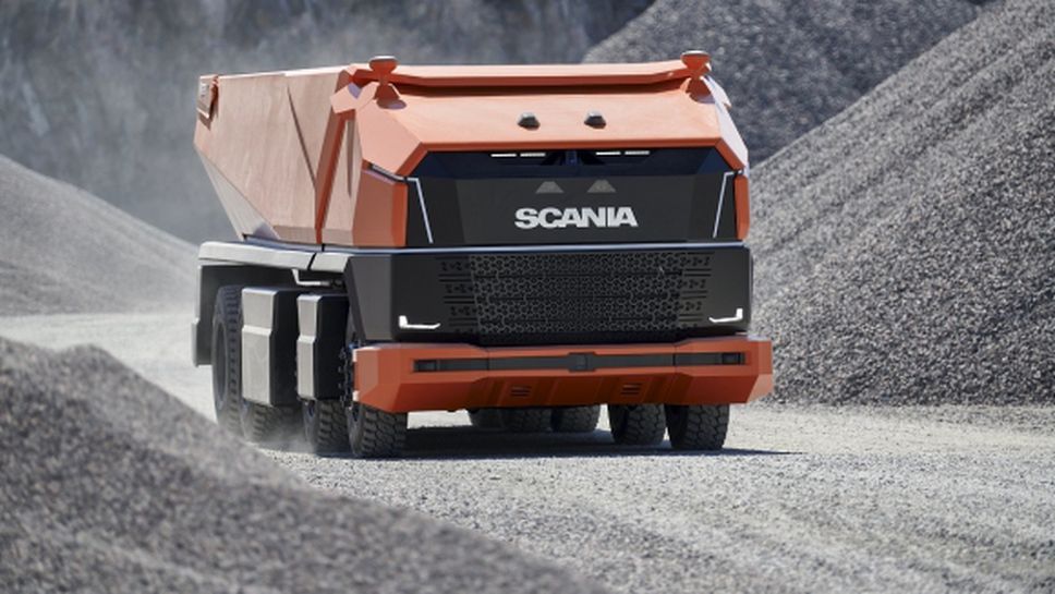 Вижте напълно автономния концептуален камион без кабина на Scania