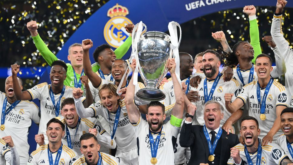Реал Мадрид отчая Борусия (Дортмунд) и за рекорден 15-и път е кралят на Европа