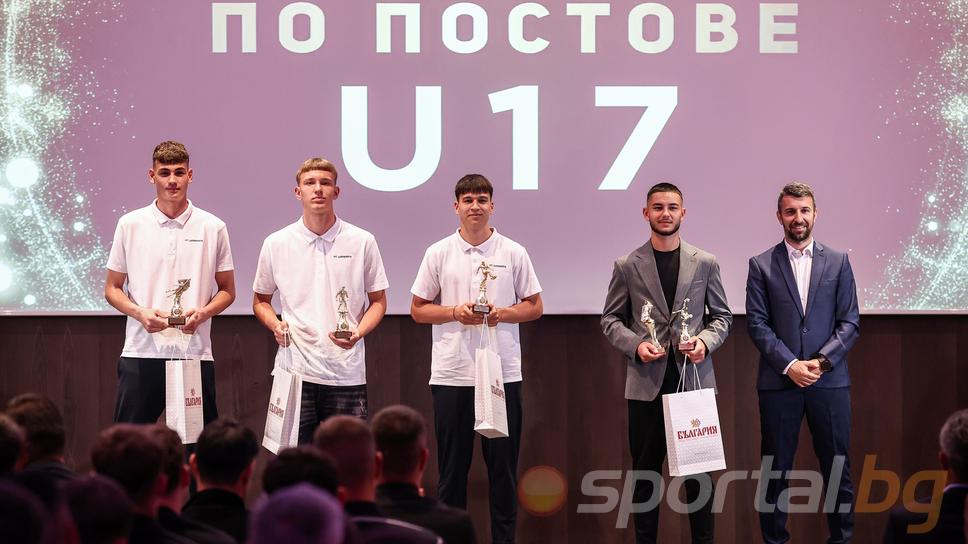 Ето кои са най-добрите играчи по постове в Елитната група до 17 години