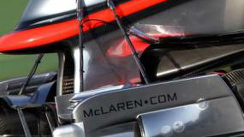 Сензорите изследващи предното крило на Макларън (видео)