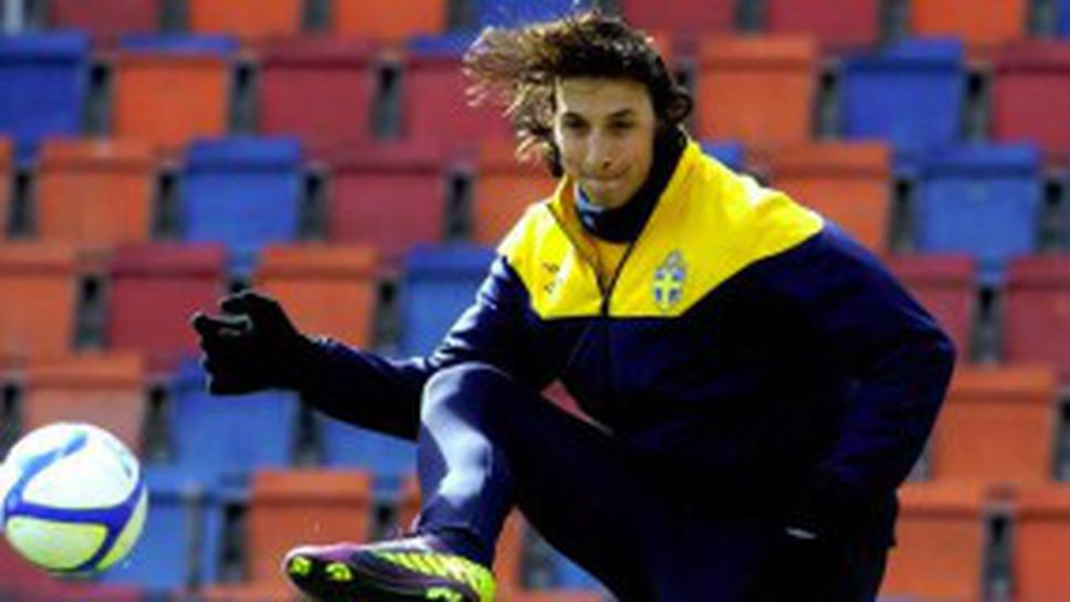 Златан стиска палци за Барса в ШЛ