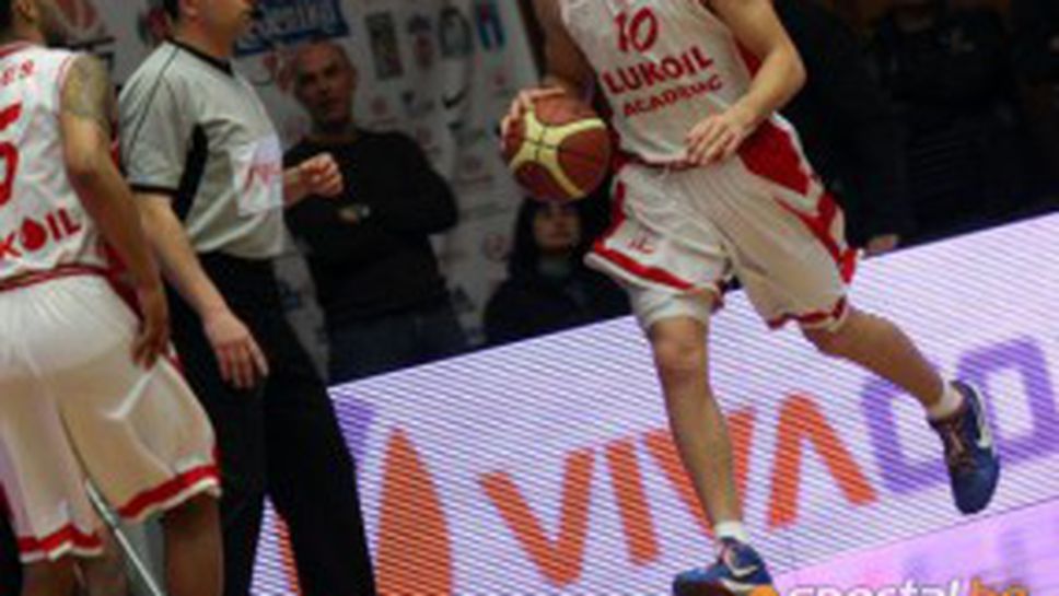 Нямало добре подготвени български баскетболисти за Лукойл Академик