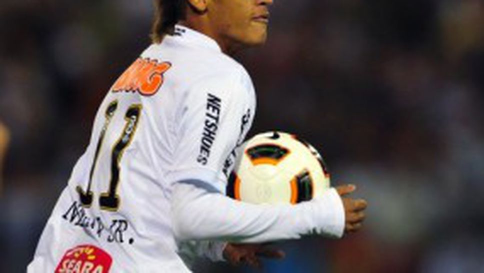 Неймар нехае за офертите от Европа, остава в Сантос