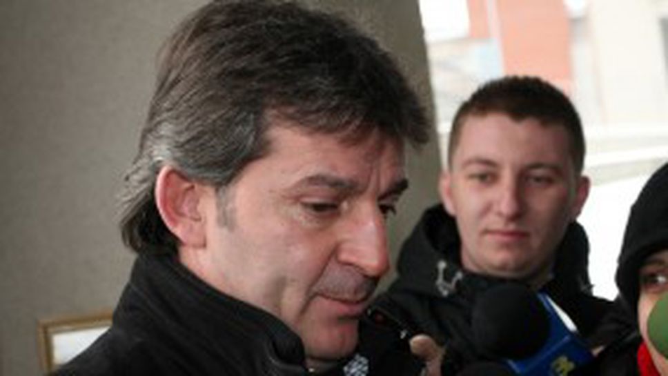 Емо Костадинов: Успех, Любо, но не и срещу ЦСКА