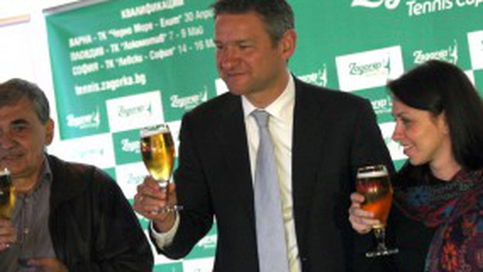 Рууд ван ден Ейден: "Загорка" ще продължава да подкрепя българския тенис